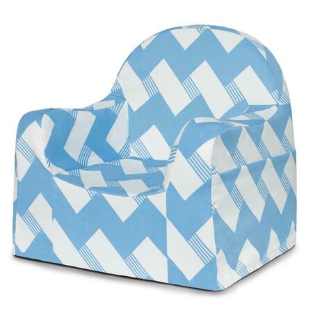 PKOLINO Little Reader Chair - Zigzag Blue PKFFLRBZ